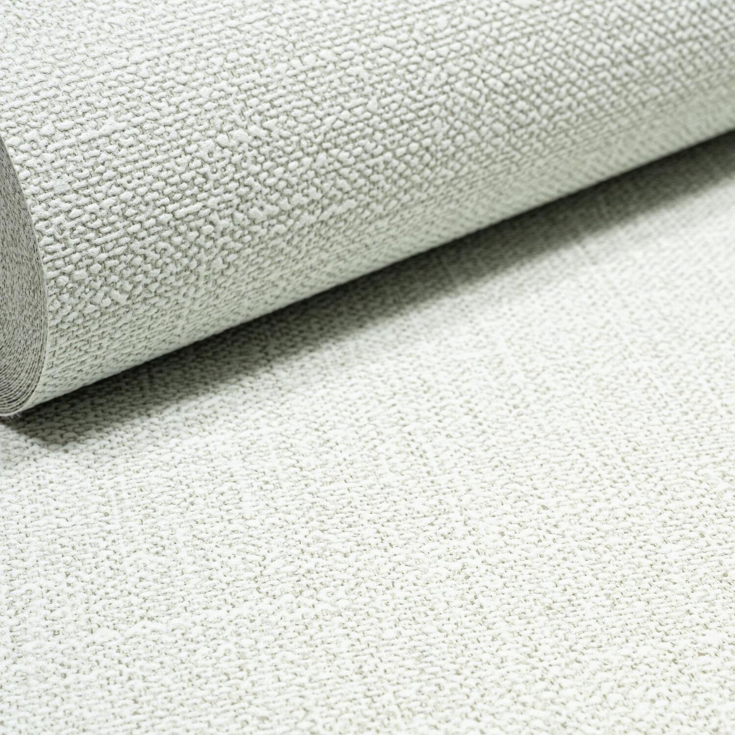 Sophie Laurence Pale Green Linen Effect Paste The Wall Wallpaper 10463-24 - Green - Image 1