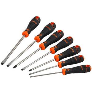 Bahcofit Screwdriver Set, 7 Piece Sl/Ph - Bahco
