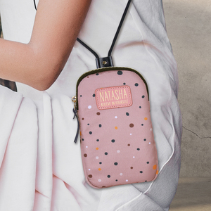 Natasha Pre-personalised Phone Bag With Strap