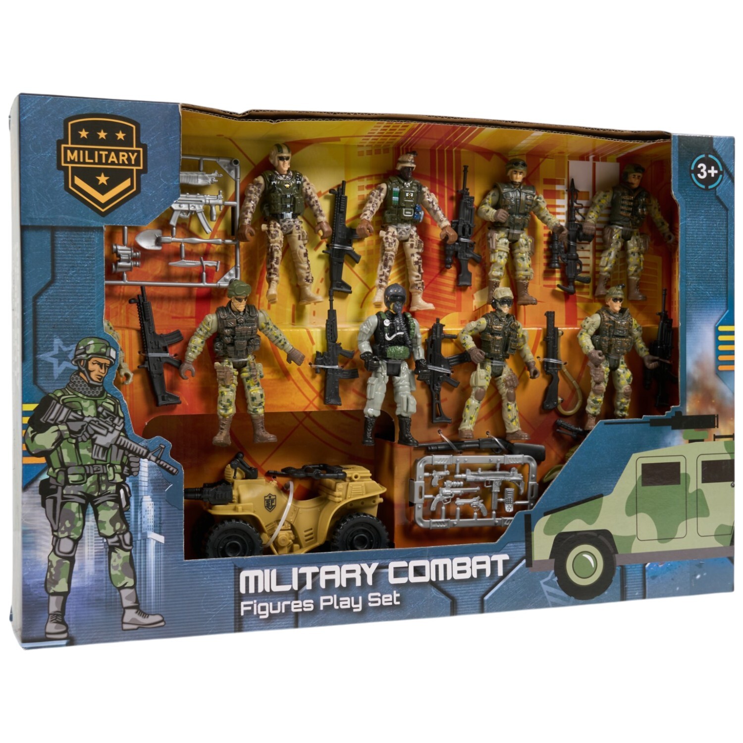 Military Combat Figures Playset