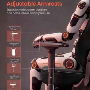 SONGMICS Ergonomic Gaming Chair with Footrest