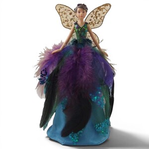 Peacock Fairy Tree Topper