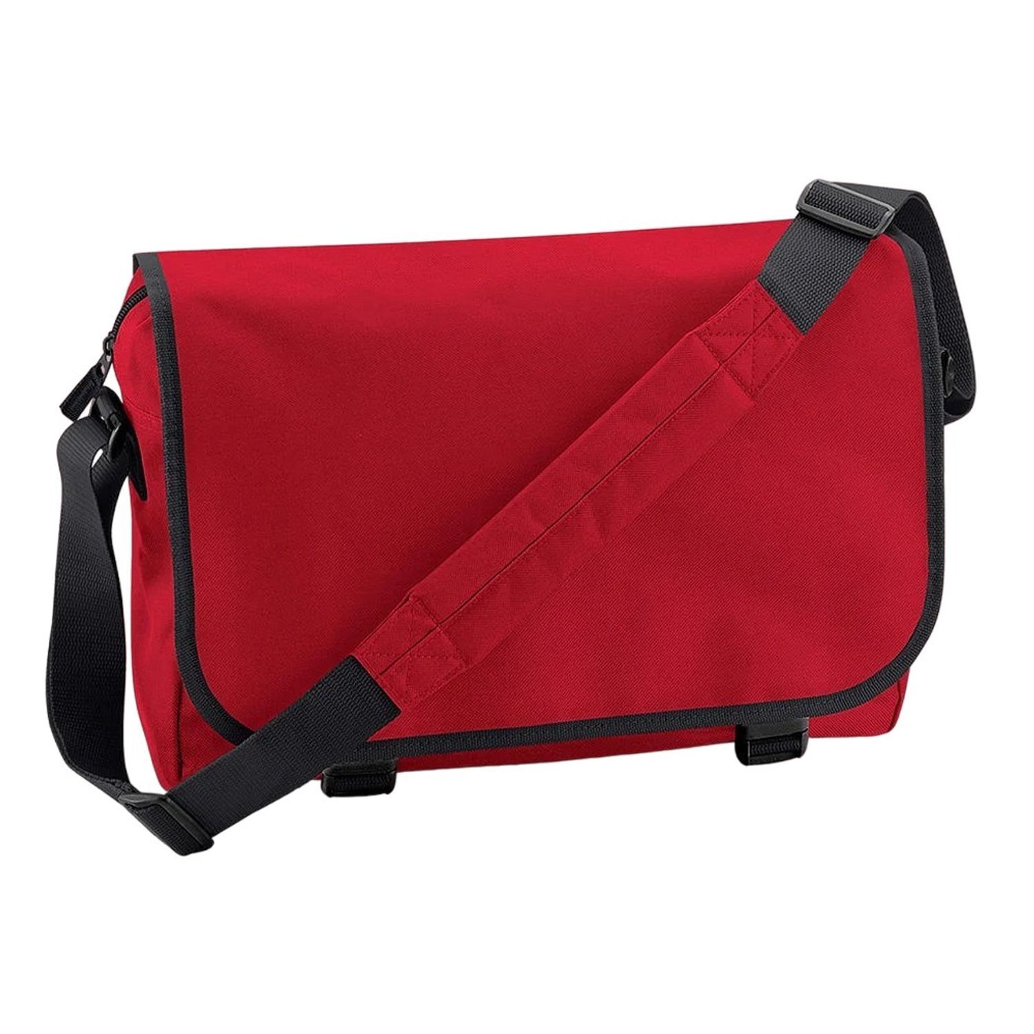 Bagbase Contrast Detail Messenger Bag - Classic Red