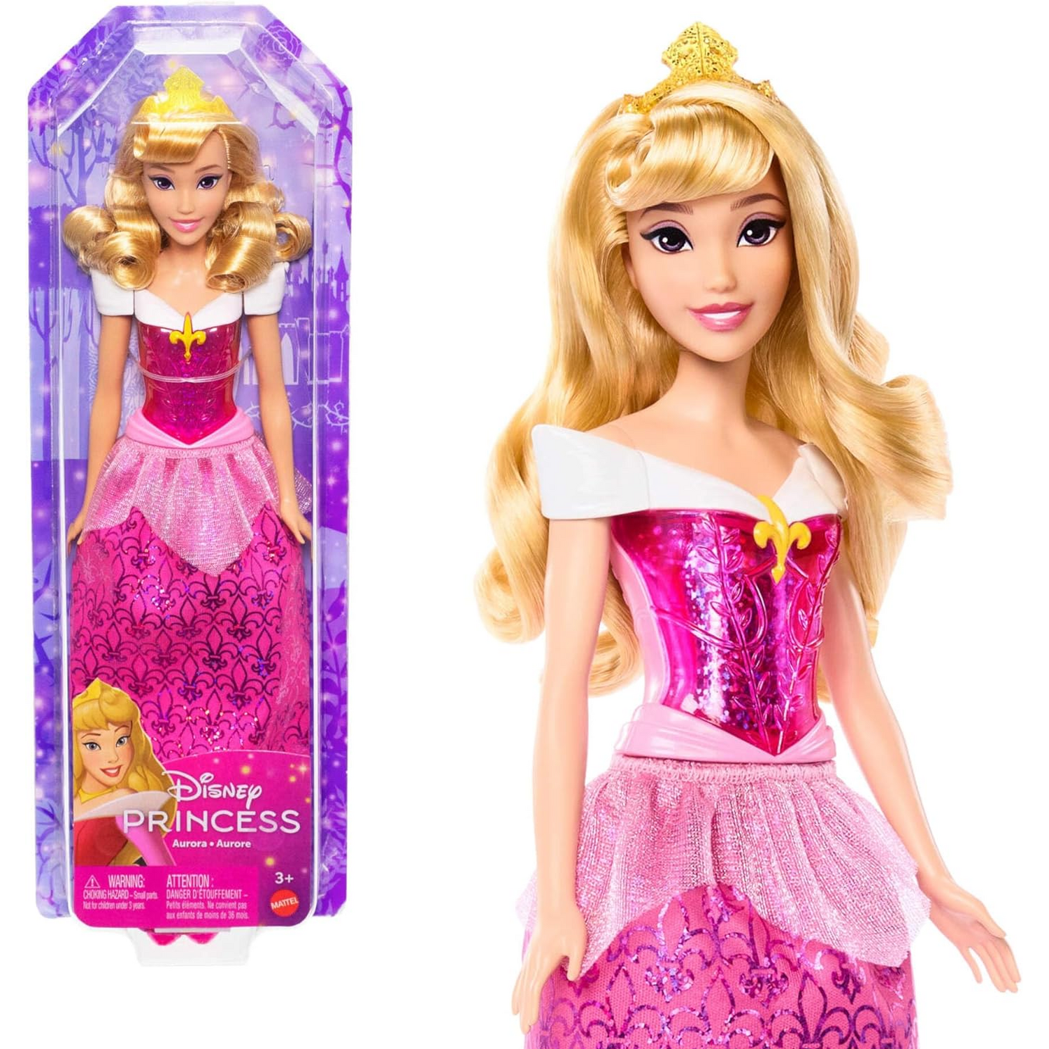 Disney Princess Aurora Doll - Pink