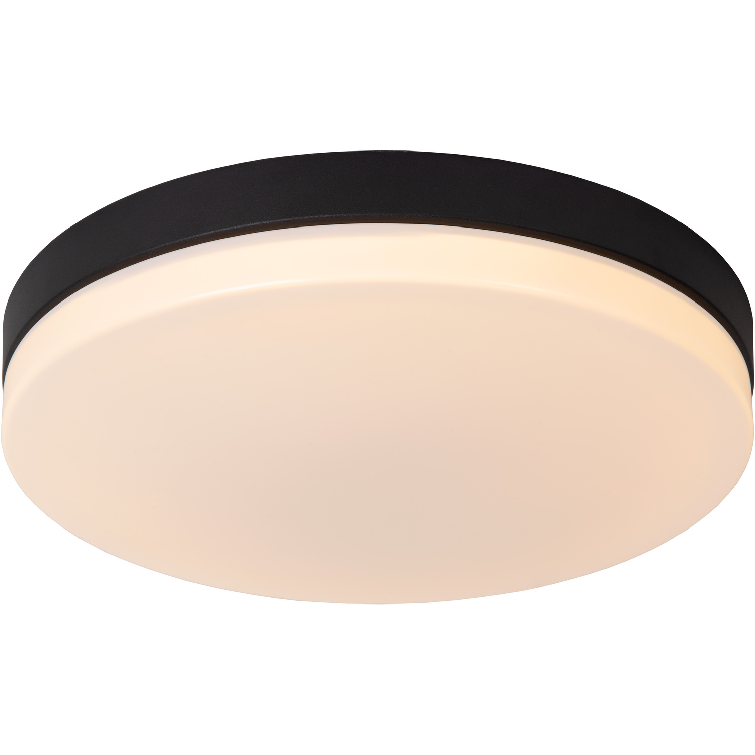 Netlighting Unisex Black Biskit Modern Ceiling Light Bathroom Ø Led 1X36w 2700K Ip44 40Cm - Image 4