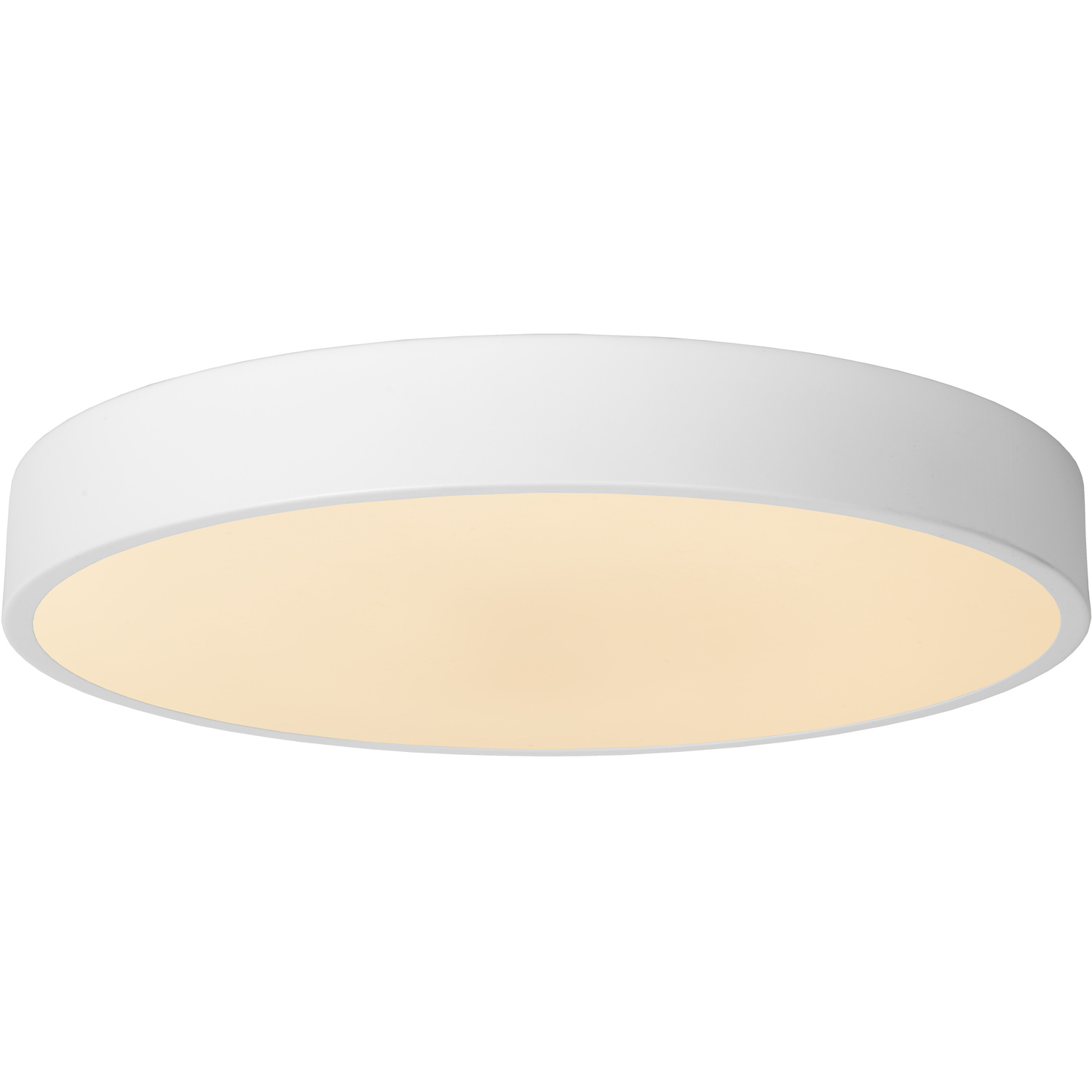 Lucide Unisex White 'Unar' Dimmable Stylish Decorative Indoor Led Flush Ceiling Light In Size 40 - Image 3