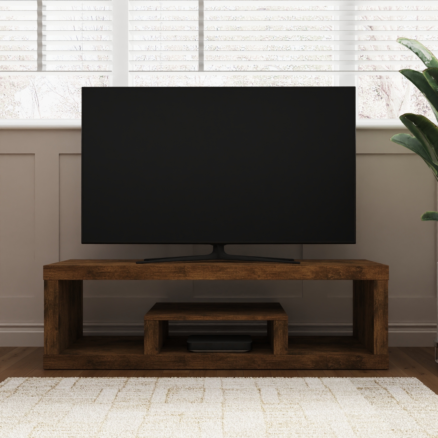 GFW Jakarta Mango Wood Effect Low TV Unit - Image 2
