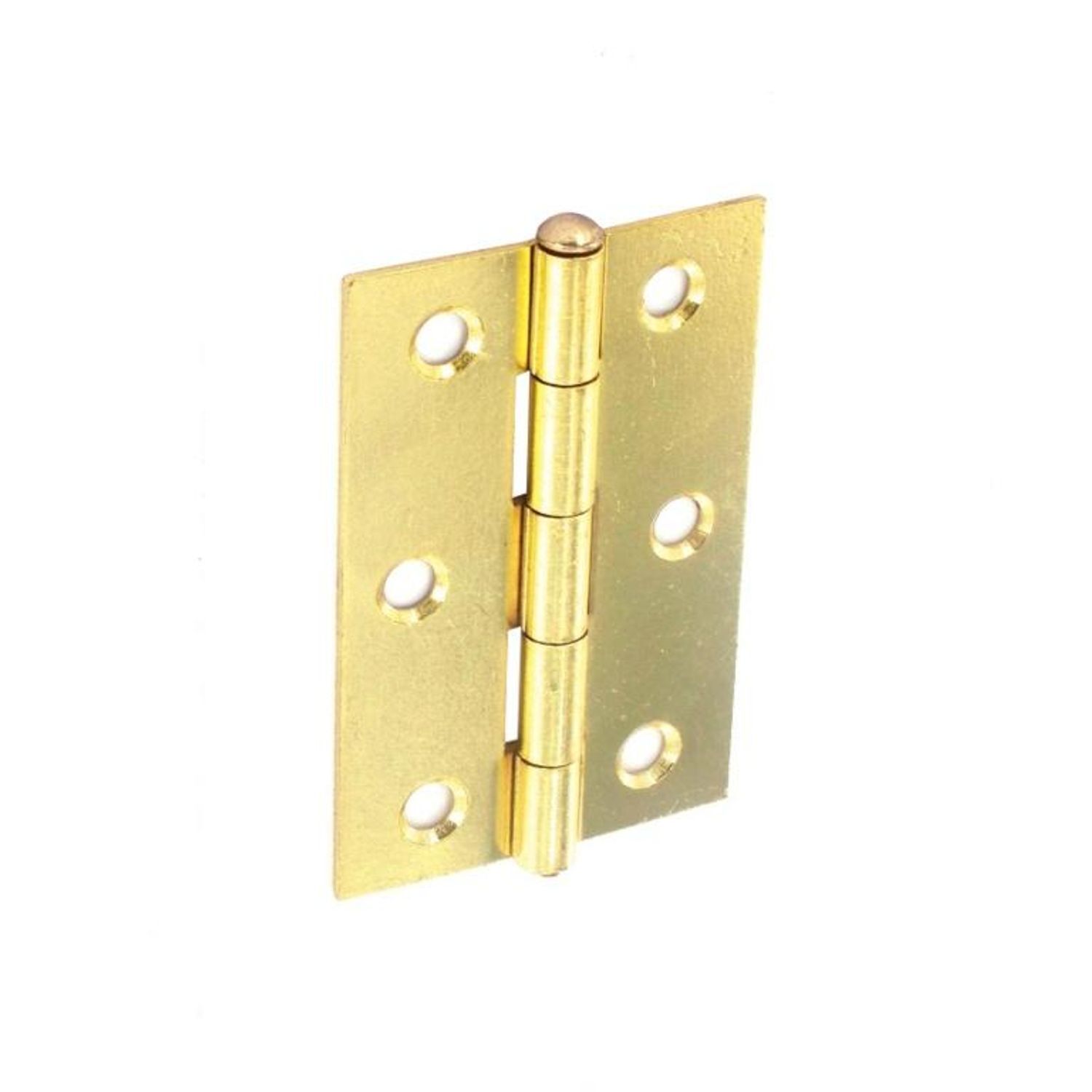 Securit Brass Plated Butt Hinges (Pack Of 2) - Gold