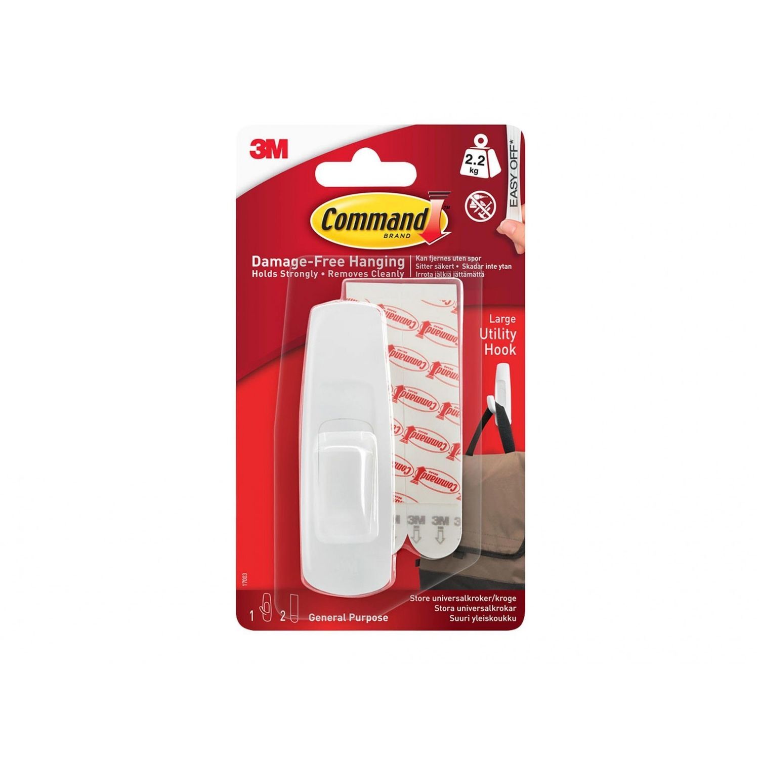 Command" Command Large Utility Hook - Multi Colour