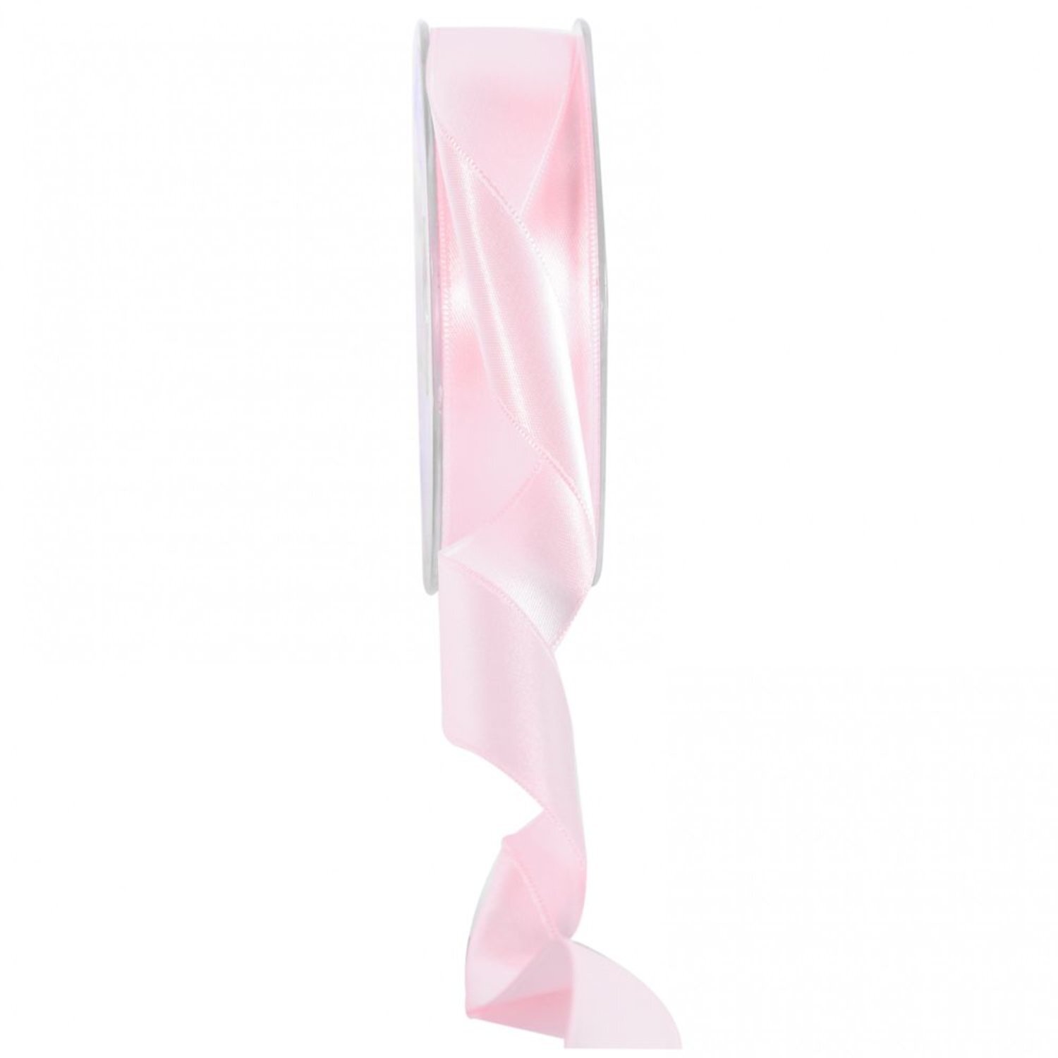  - Light Satin Ribbon 25mm 2 PackPink - Image 3