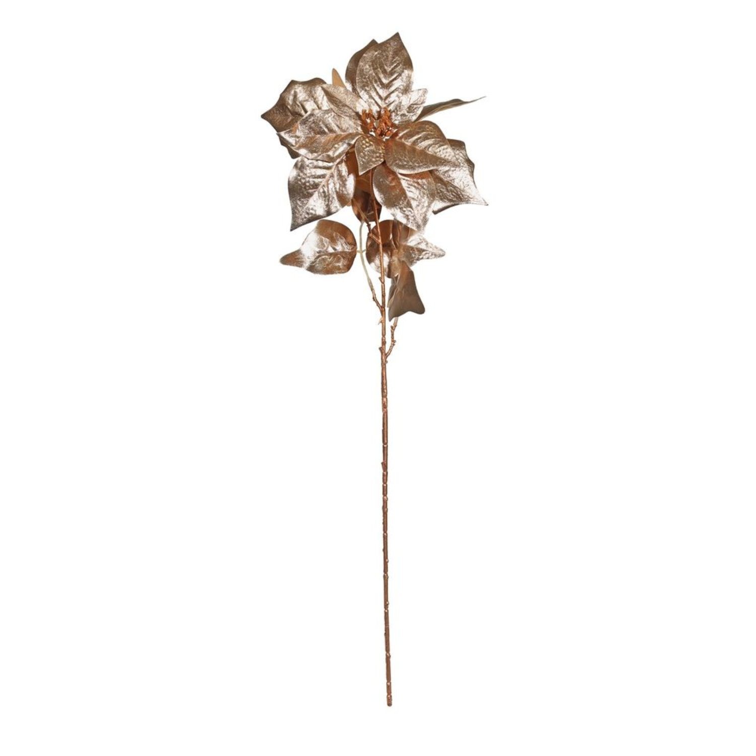 Kdmd Unisex Gold Metallic Poinsettia Stem 3 Pack - Image 2