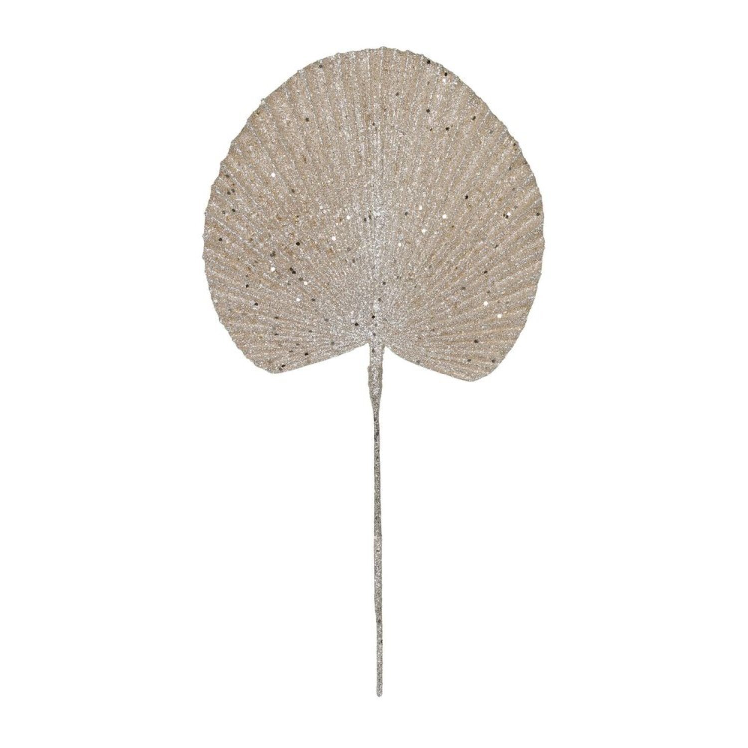 Kdmd Champagne Glitter Palm Spear Stem 2 Pack - Gold