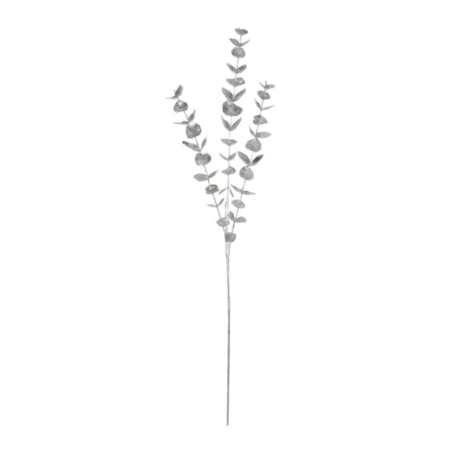 Kdmd Unisex Silver Metallic Eucalyptus Spray X3 Stem 2 Pack - Image 2