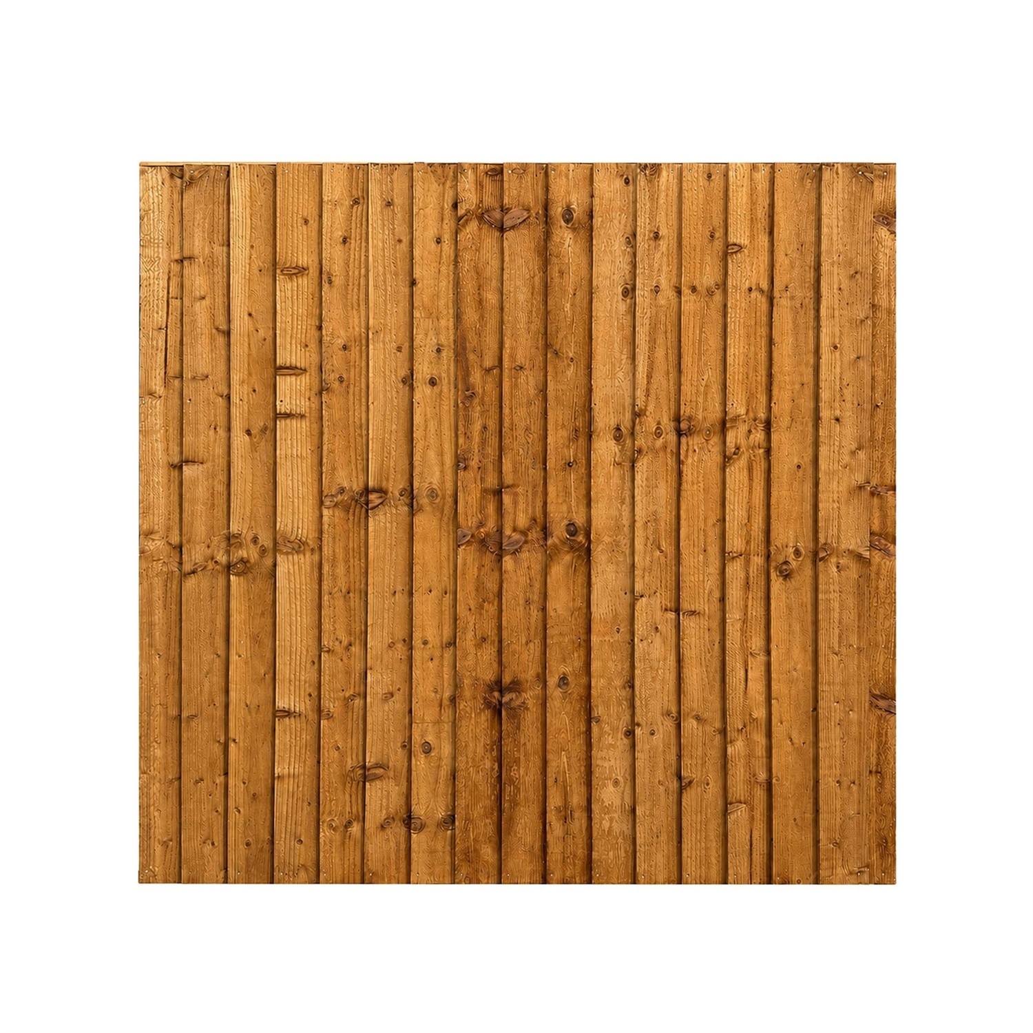 Snowdon Timber Treated Brown Feather Edge Fence Panel (W) 1828Mm (H) 1500Mm - Brown