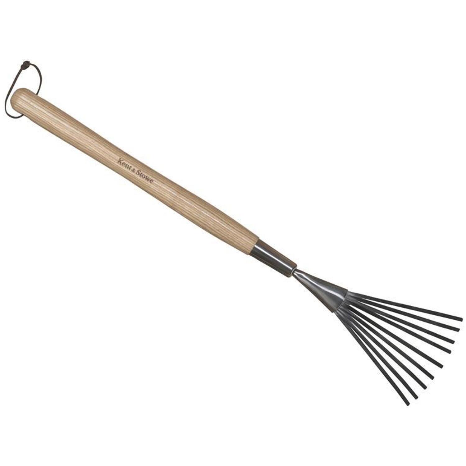 Kent & Stowe Unisex Beige Stainless Steel Hand Border Rake In - Image 11