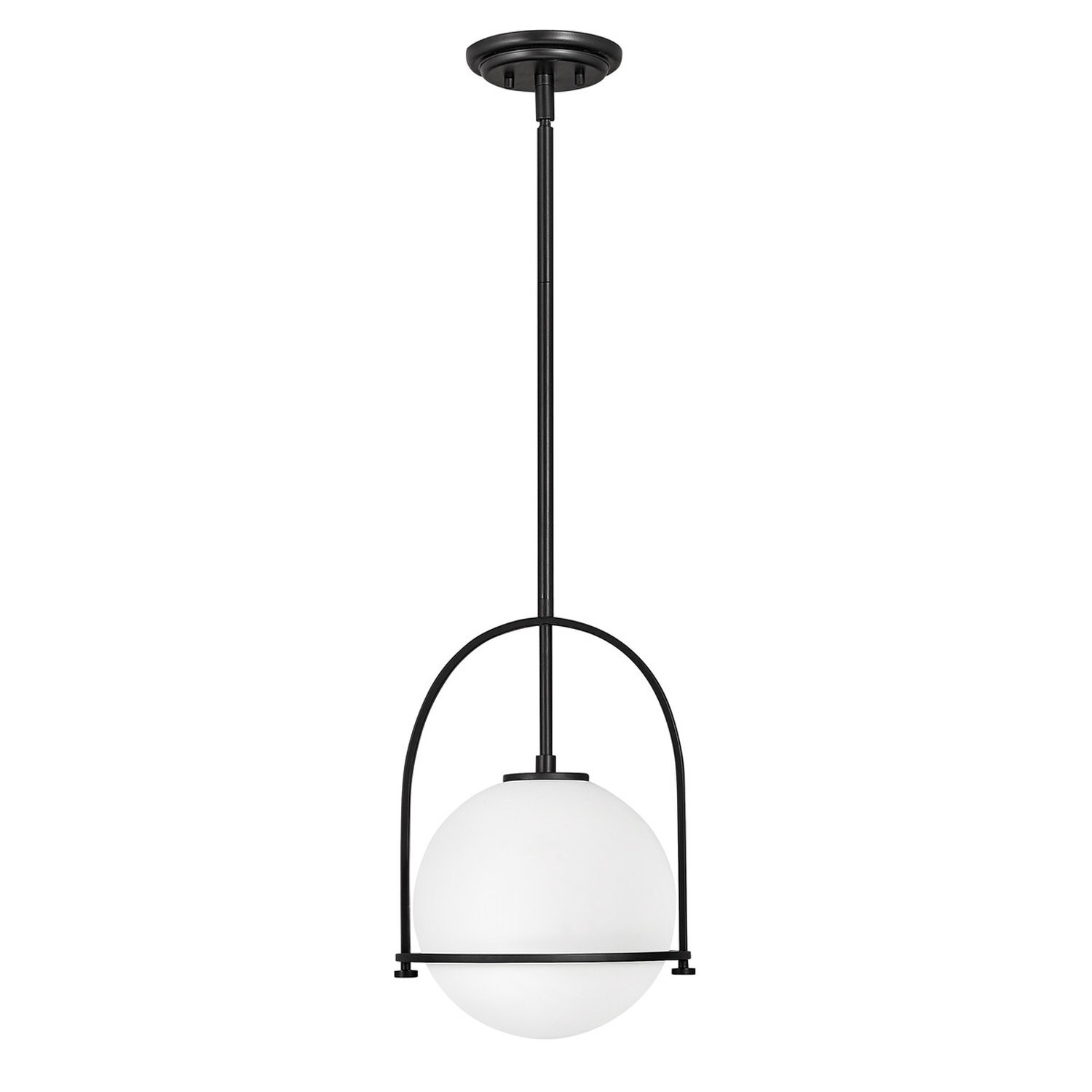 B&Q - Elstead Hinkley Somerset Globe Pendant Ceiling Light Black - Image 1