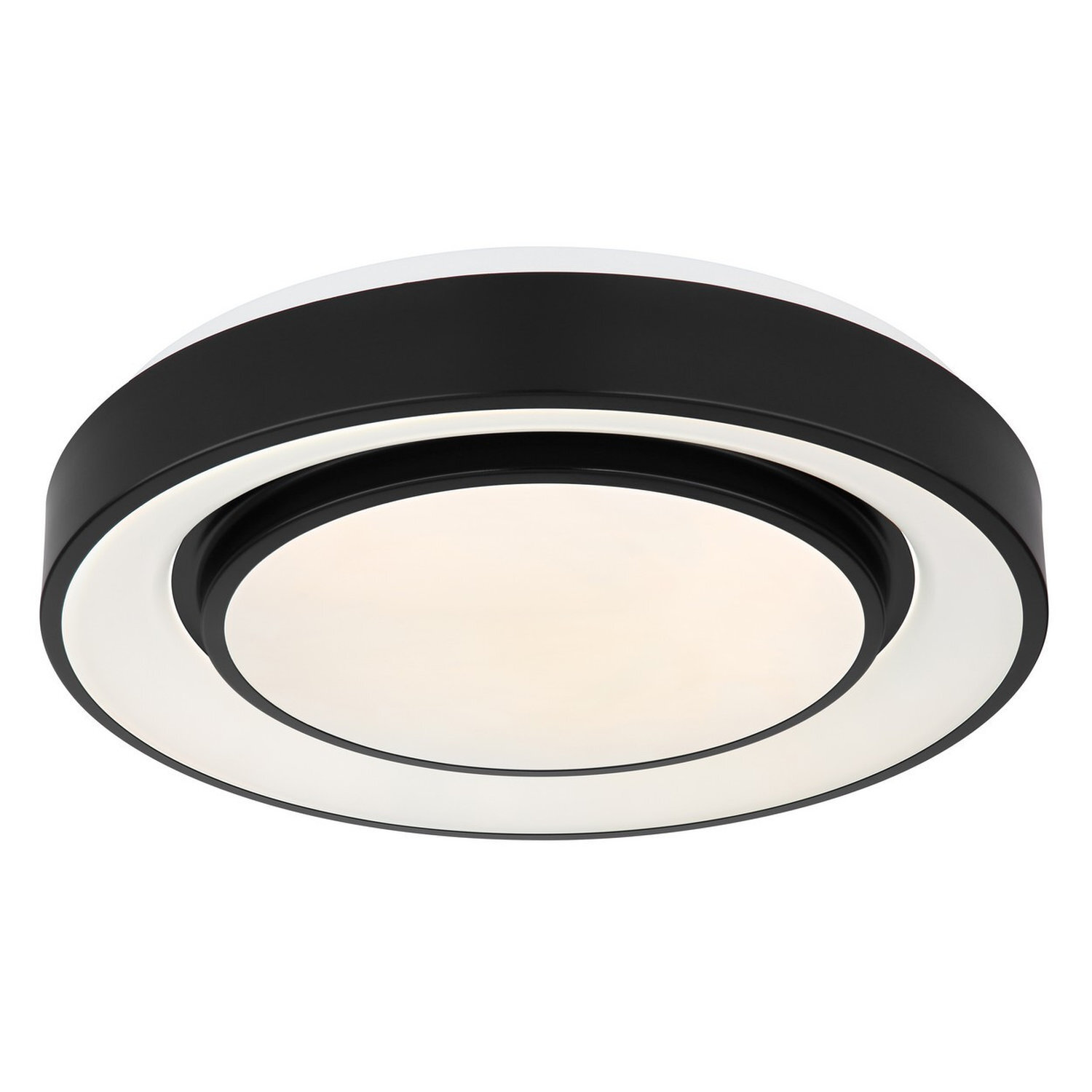 Netlighting Unisex Black Sully Ceiling Light Led Dimmable 3000-6500K Remote Control Size 38 - Image 2