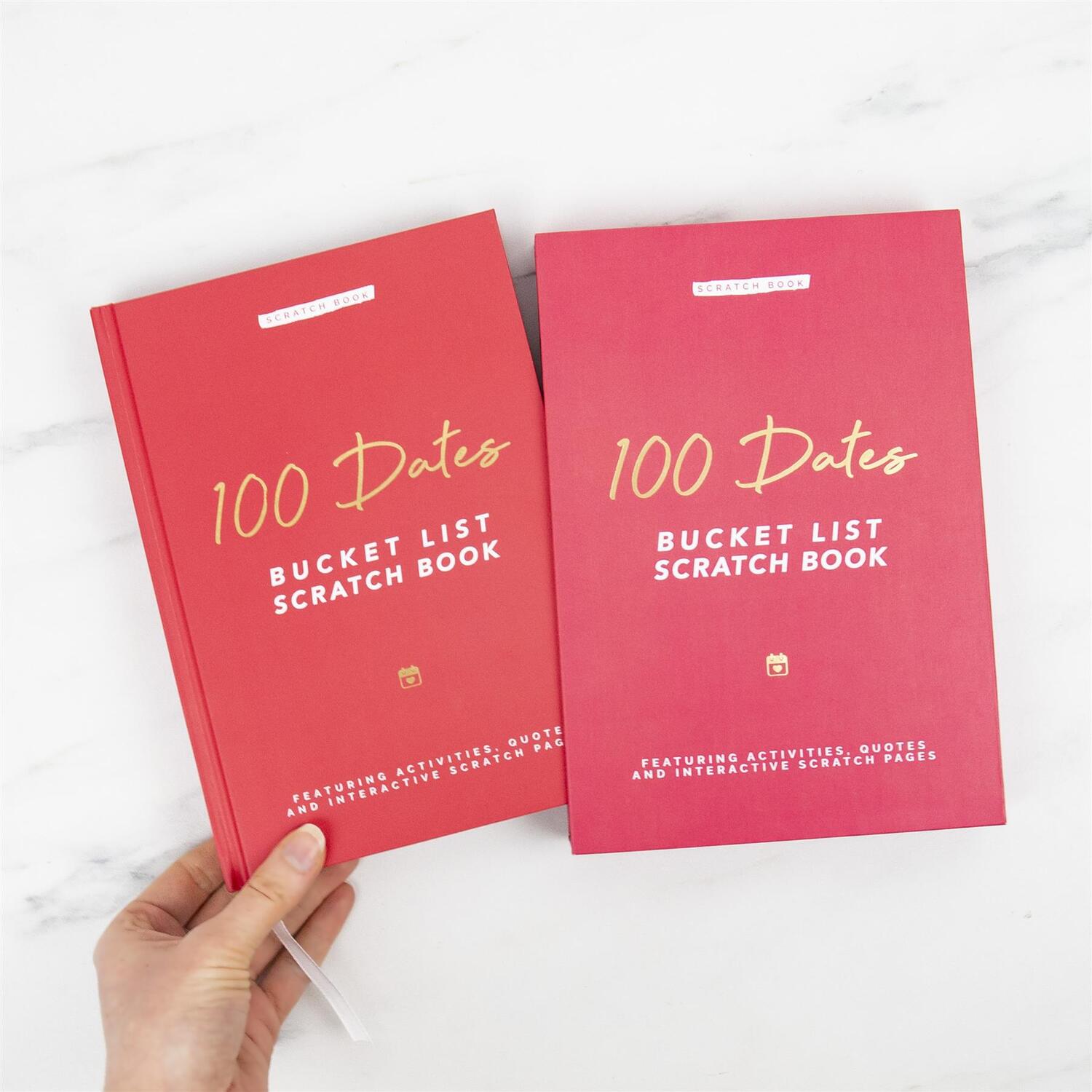 Gift Republic Unisex 100 Dates Scratch Bucket List Book - Image 7