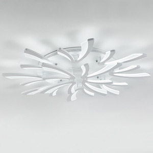Silver / 120W / Cool White V-Shaped LED Flush Light shot 1080945