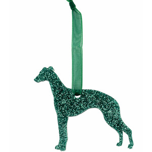 Glitter Whippet Style 1 Christmas Decoration