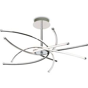Caprice Integrated LED Semi Flush Light Chrome