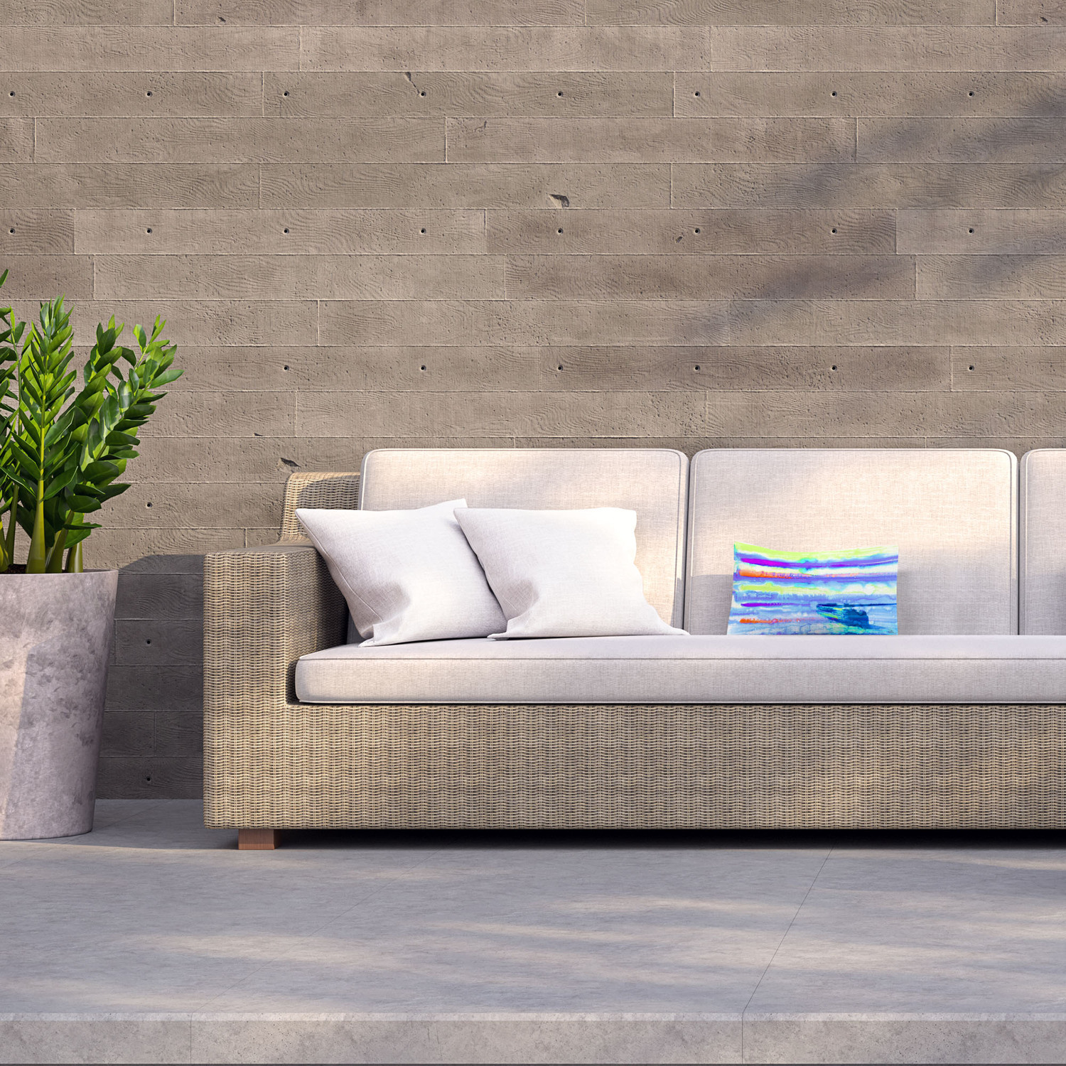 Dover Entrance Outdoor Cushion - Blue
