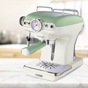 Vintage Espresso Coffee Maker Green