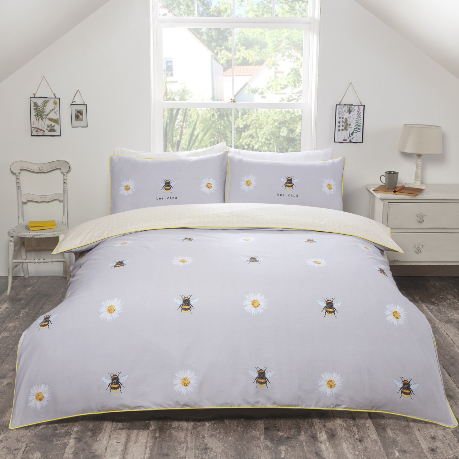 Bee Kind Duvet Set - Multi King