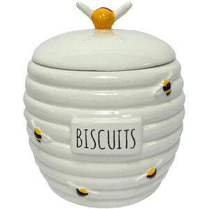 Honey Bees Biscuit Canister