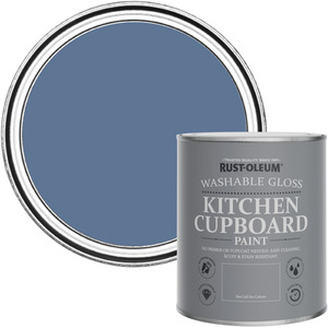 Rust-Oleum Kitchen Cupboard Paint in Gloss Finish - Blue River 750ml
