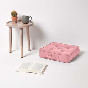 Homescapes Rajput Ribbed Cotton Floor Cushion
