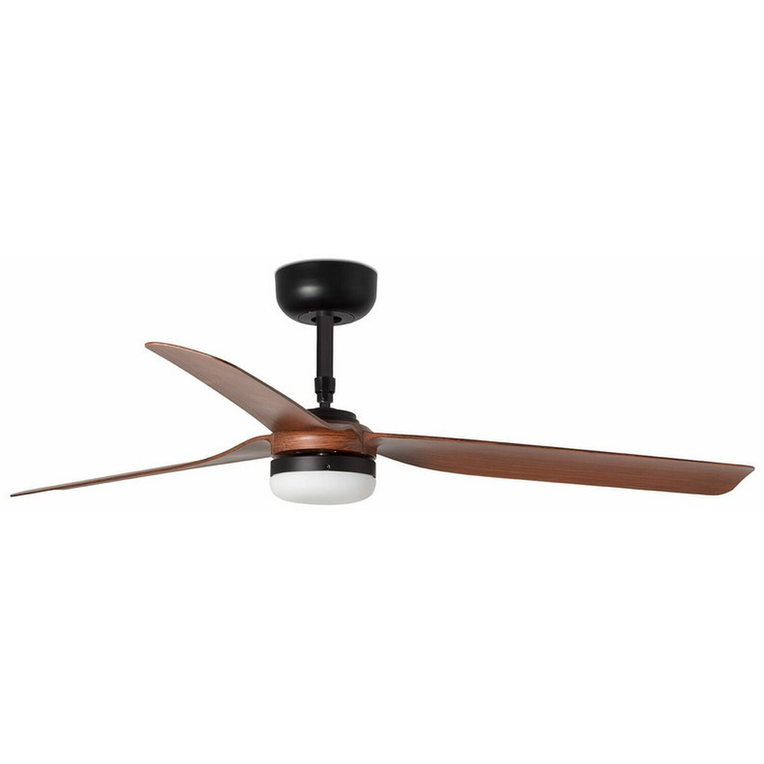 Punt Led Black, Dark Wood Ceiling Fan With DC Motor Smart - Black thumbnail
