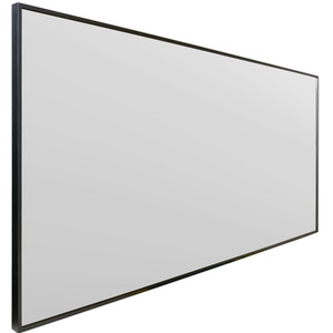 Artus Black Aluminium Rectangle Mirror