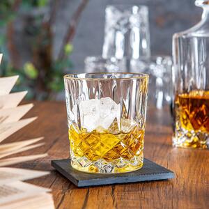 Orchestra Cut Glass DOF Double Old Fashioned Whiskey Glasses - 340ml