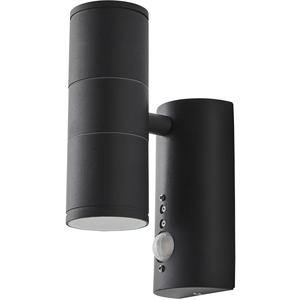 Irela Outdoor Up and Down Wall Light with PIR Sensor