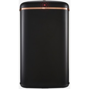 58L Square Sensor Bin Black and Rose Gold 2