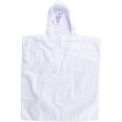 White Craft Shopping Bag