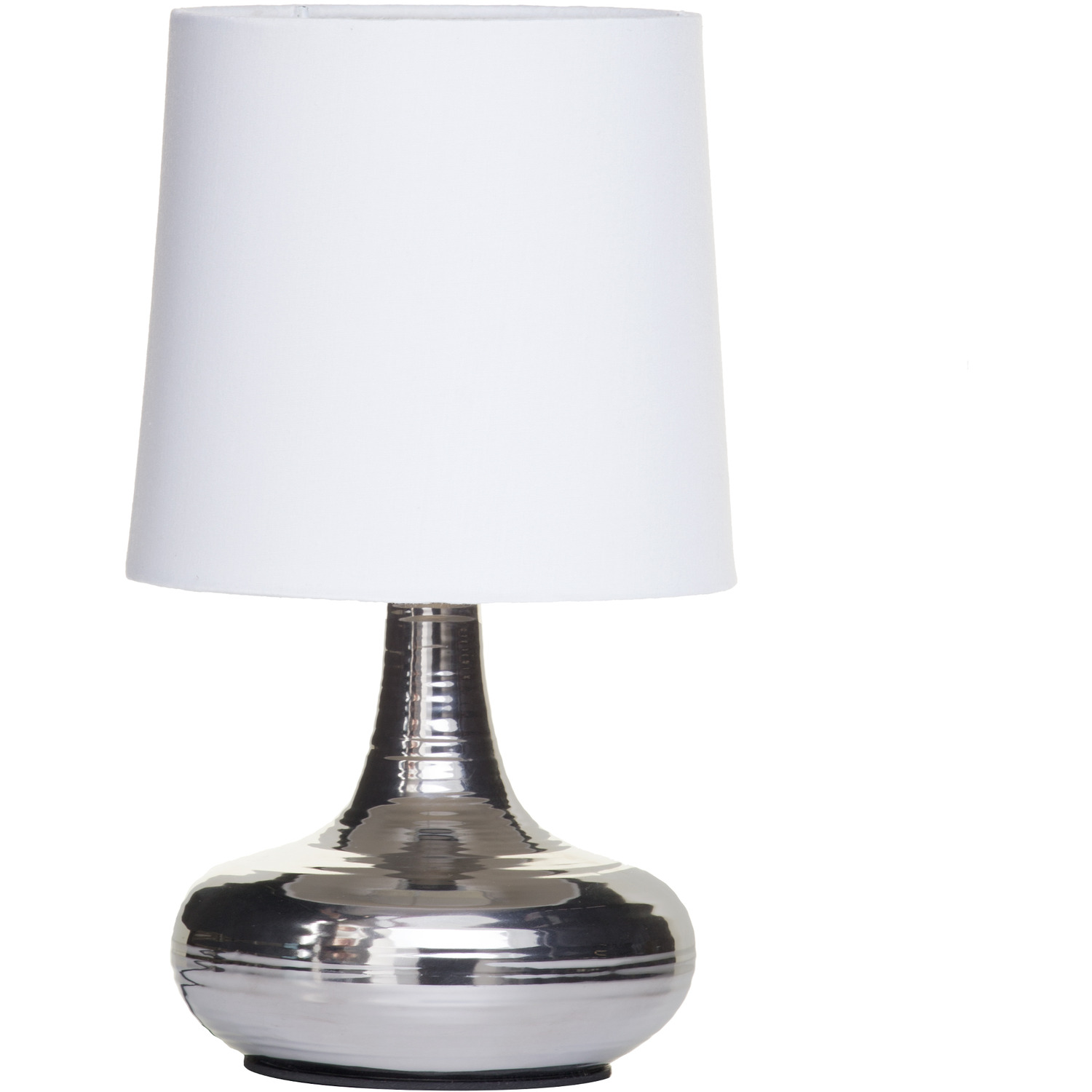 Mini Scratched Table Lamp - Polished Chrome