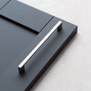 Square D-Bar Cabinet Handle