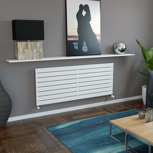 Agadon Panio Horizontal Flat Panel Designer Radiator White