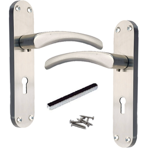 Monja Astrid Key Lock Door Handles Arched Lever