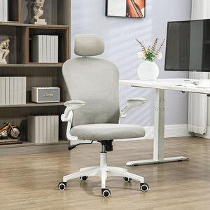 Vinsetto Mesh Computer Desk Chair with Rotatable Headrest