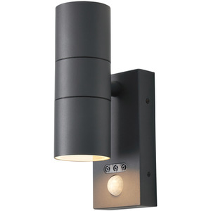 Kenn Outdoor PIR Sensor Up and Down Wall Light