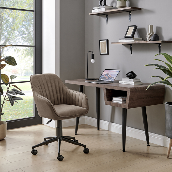 Booker Office Desk Chair With Black Legs