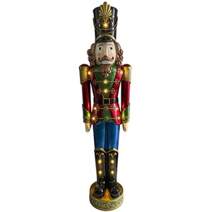 162cm Traditional LED Nutcracker - Multi-Coloured
