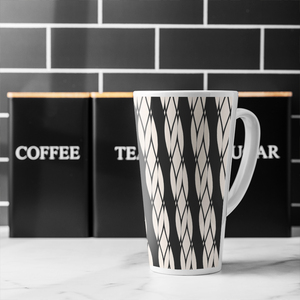 Geometric Rope Pattern Latte Mug