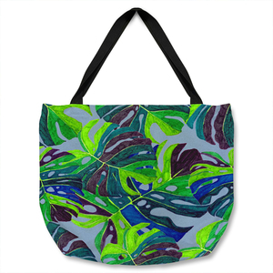 Hand drawn exotic plants Designer Tote bag