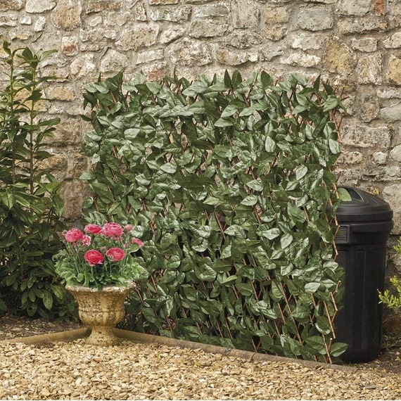  Artificial Ivy Hedge Trellis Expandable Privacy Screening Panel
