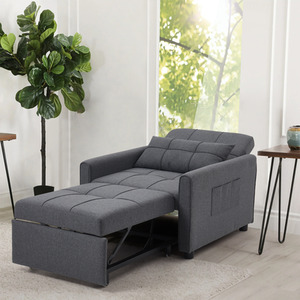 3-in-1 Versatile Single Sofa Bed with Pillow