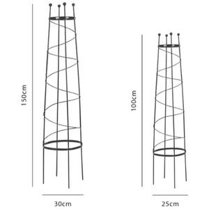 Open Top Obelisk Rusty